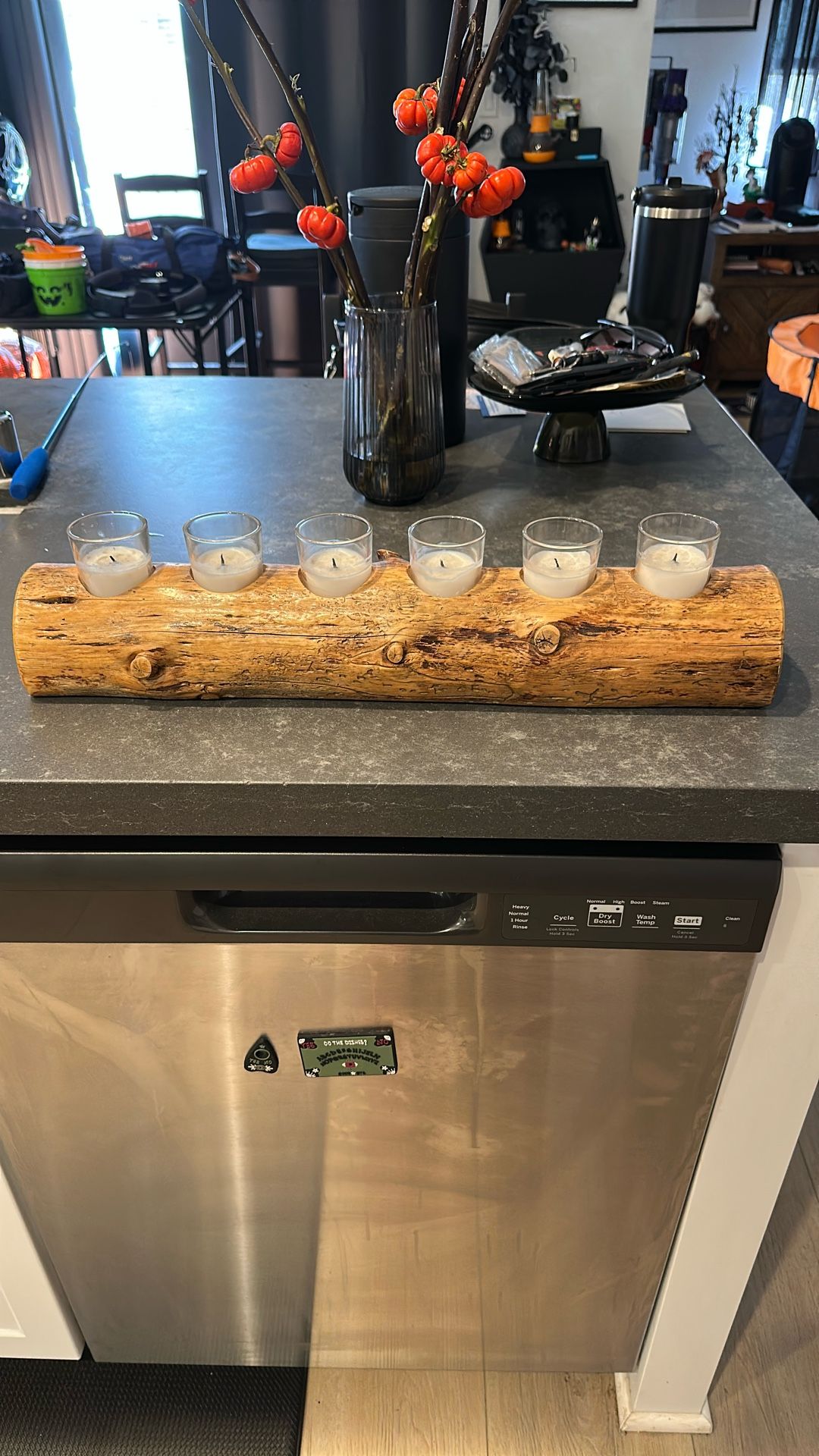 Wooden Candle Holder 