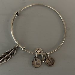 Alex and Ani Feather Bracelet