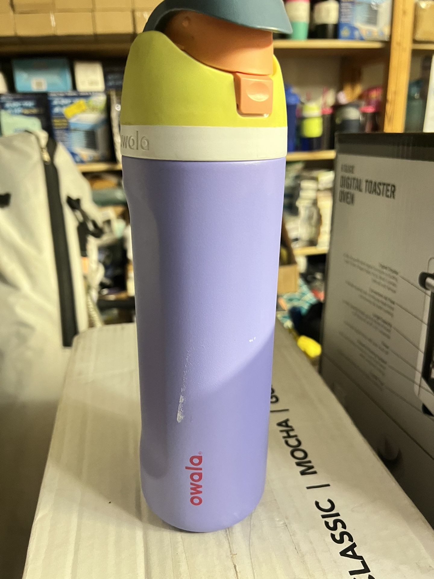 New! OWALA FreeSip Insulated Stainless Steel Water Bottle 19 oz $7/BO -  sporting goods - by owner - sale - craigslist