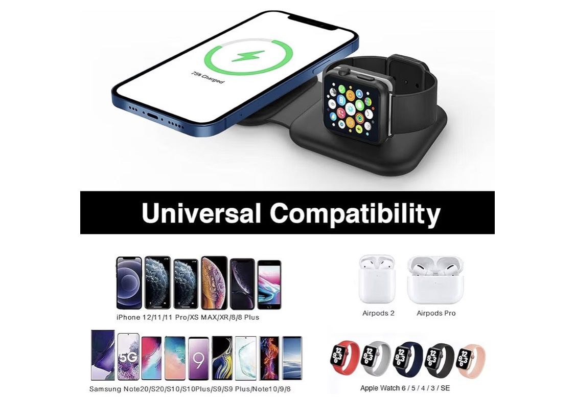 Mobile Wireless Dual Charging Station