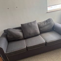 ***FREE*** Used Gray couch and 1 Gray love seat
