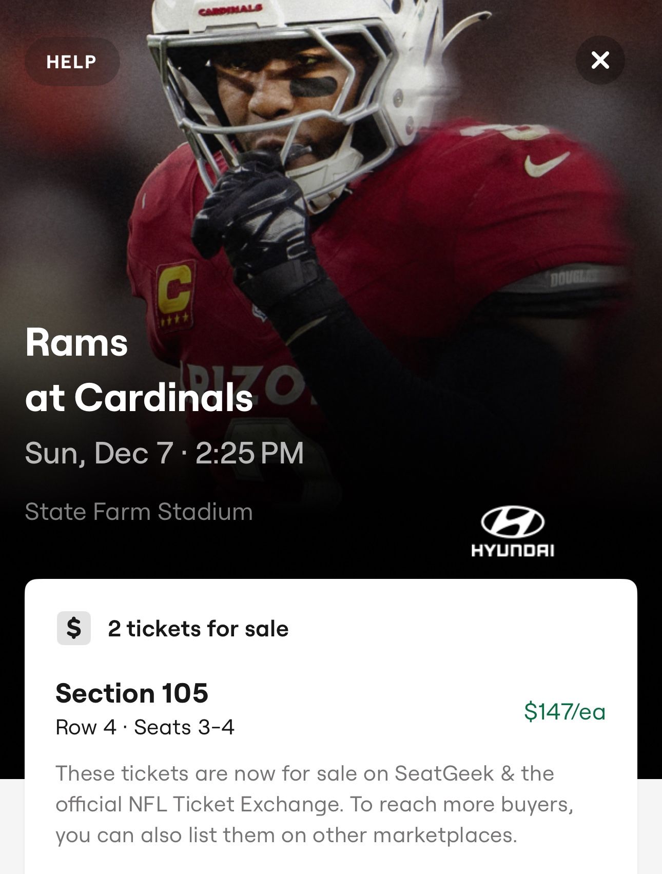 CARDINALS VS RAMS