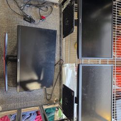 3 Computer Monitors 