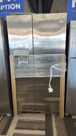 Brand New Frigidaire Side-By-Side Stainless Steel With A One-Year Warranty