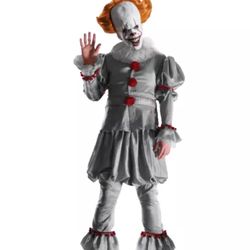 Rubie’s Full Pennywise New Costume Adult With Rubie’s Garment Bag NIB