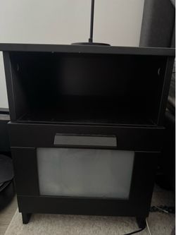 IKEA BRIMNES Nightstand / Bedside Table – Great Condition