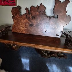 Redwood Burl Couch
