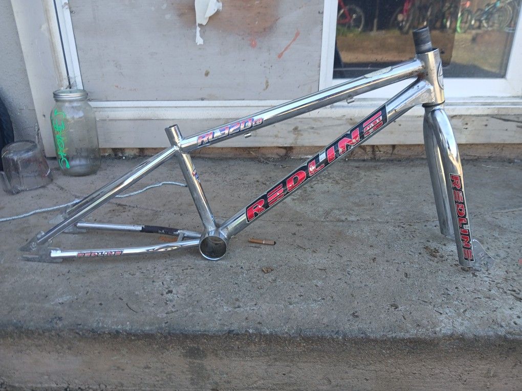 Redline RL320 Chrome BMX Frame Set In Concord