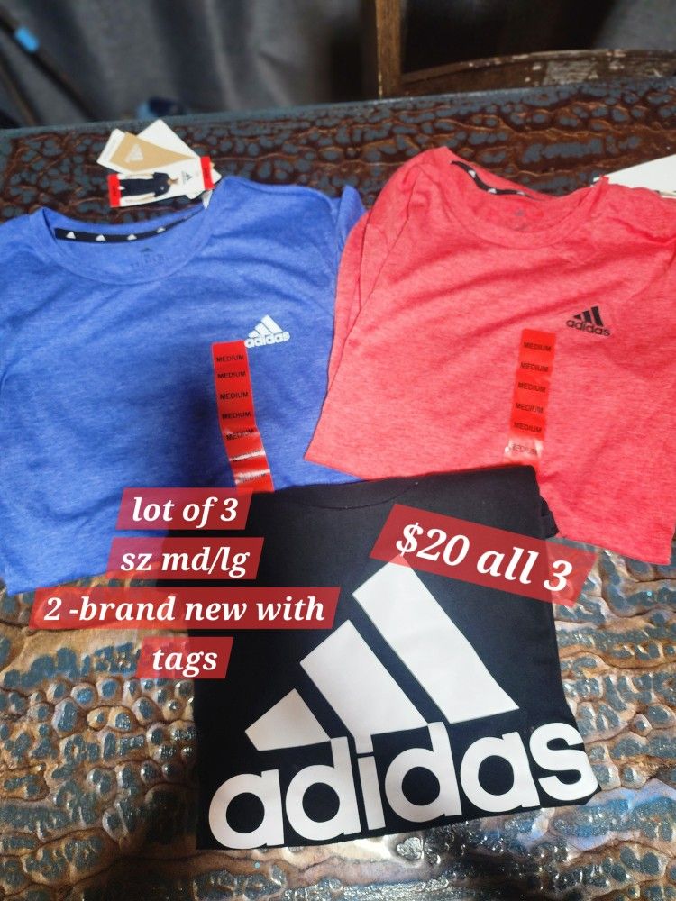 Lots Of 3 Adidas Shirts