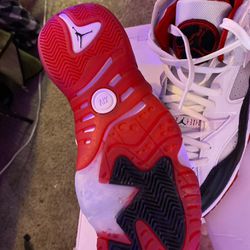 Nike Jordan Jump man Two Trey Shoes White Black Red
