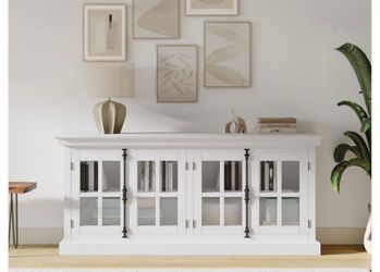 New 70 Inch Accent Cabinet (Blanc)