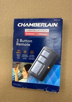CHAMBERLAIN -  3 Button Garage Door/Gate Remote