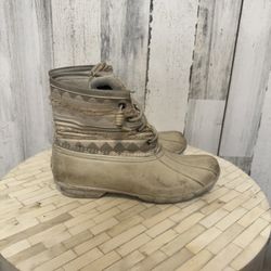 Sperry snow rain boots size 8