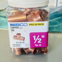 Nibco Pro 30 Pack 1/2 Inch BRAND NEW