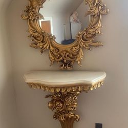 Console Table With Mirror