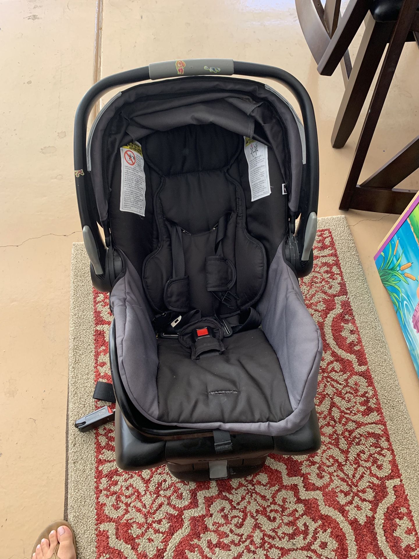 Britax B Safe car seat and base per Britax good for 7-10 years