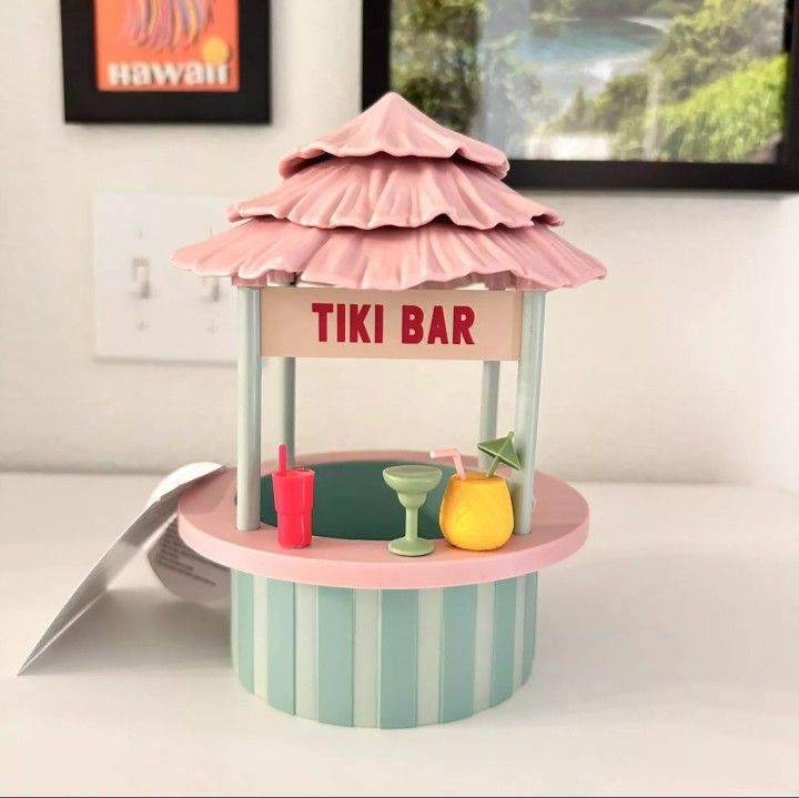 TIKI BAR Lighted Hut Decor Target Bullseye Playground Summer 2024 NEW