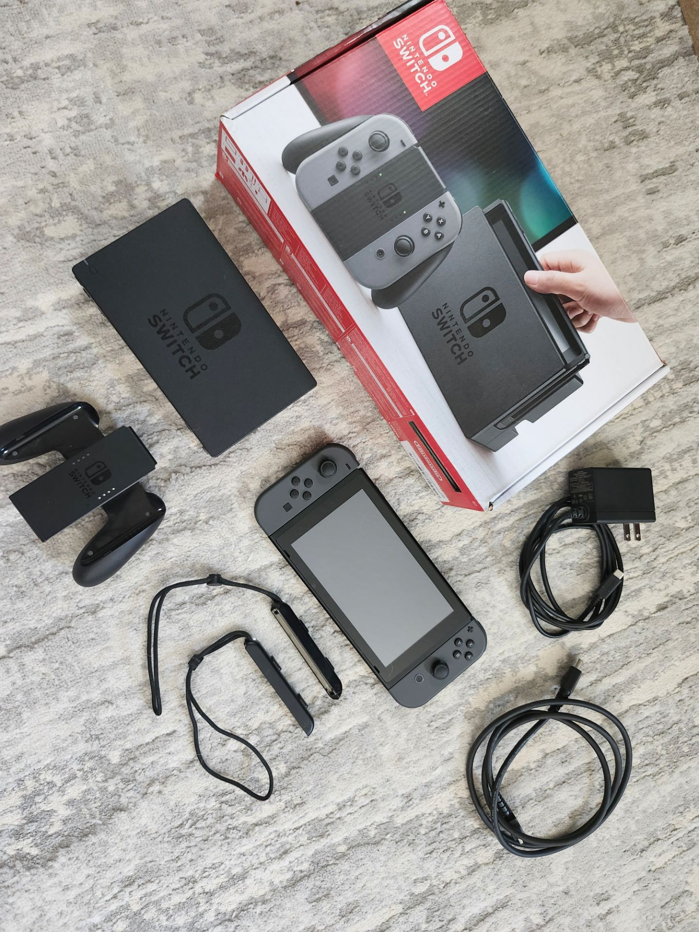 Gray Black Nintendo Switch 1