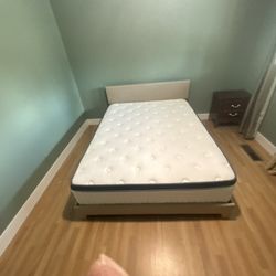 Queen Sized Mattress And Bed Frame 