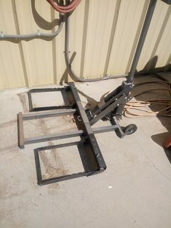 Riding mower jack