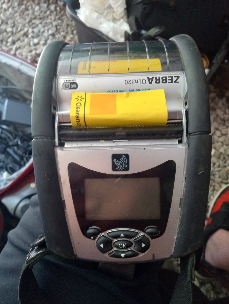 Zebra Barcode And Price Tag Printer With Walmart Roll Of Price Tags ;)