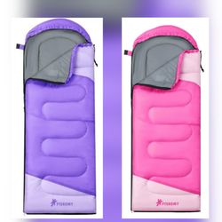 PTEROMY Sleeping Bags for Adults, purple or pink
