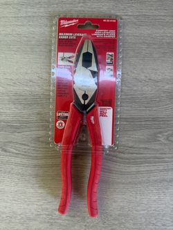 Miwlaukee 9 in. High Leverage Lineman's Pliers with Crimper