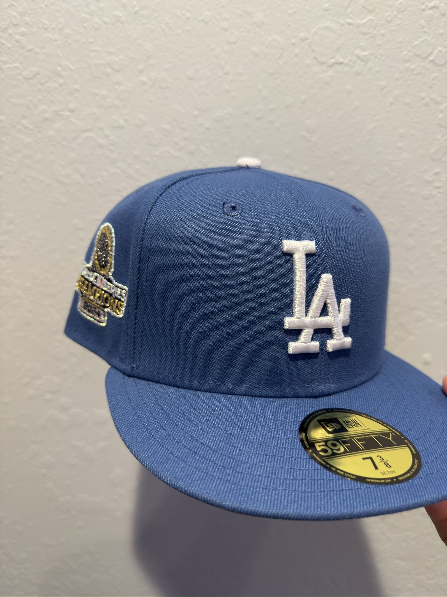 Los Angeles Dodgers Indigo 2024 World Series Champions 7 3/8 DSWT