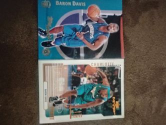 Lot Of 2 Baron Davis Rookie Cards