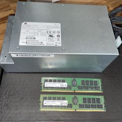 HP Z4 Workstation Upgrade Parts – 1000W Power Supply & 64GB RAM DDR4 3200