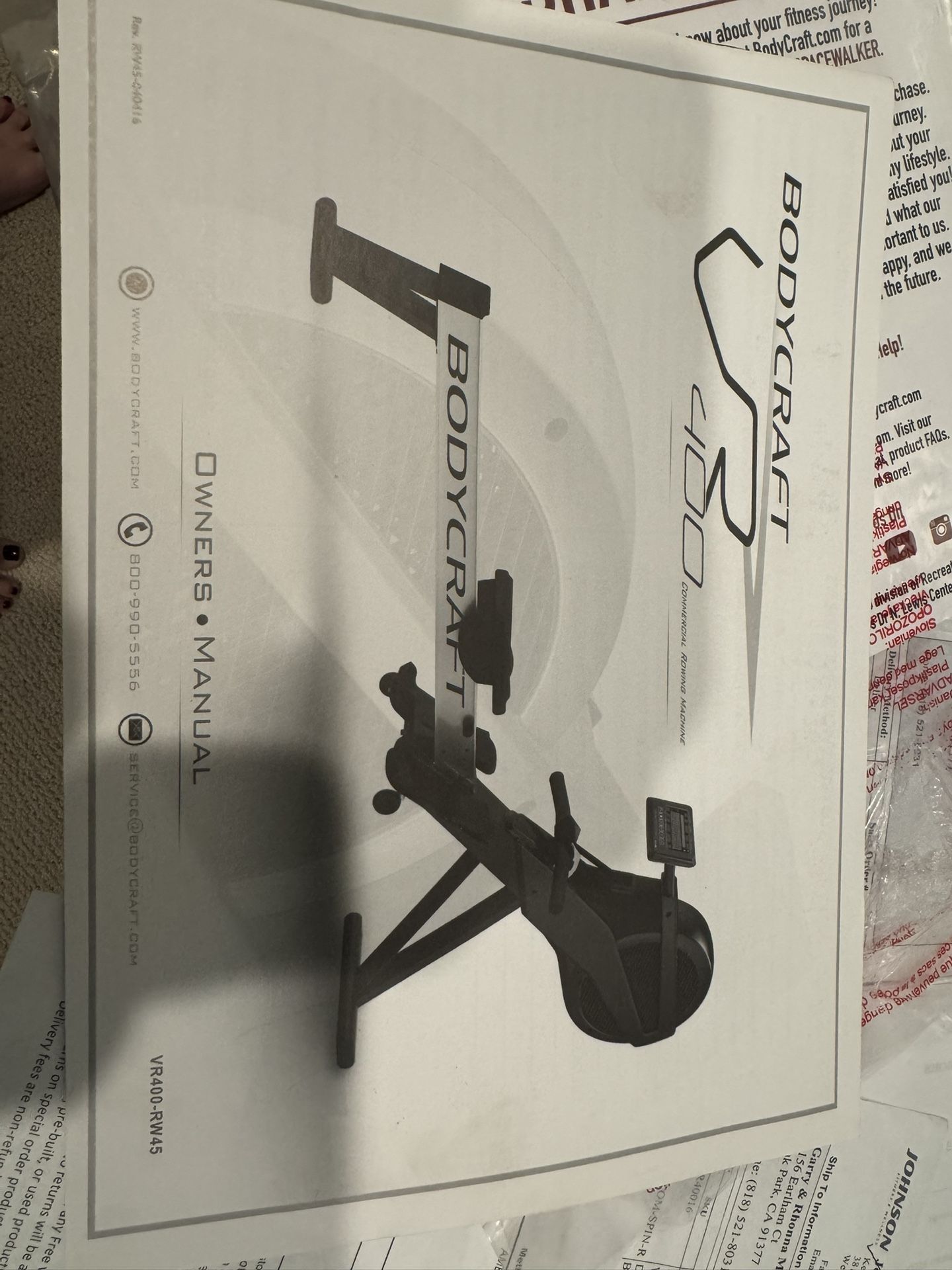Body Craft Rowing Machine