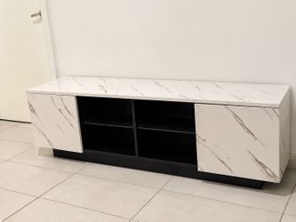 Modern Marble TV Stand / Entertainment Center