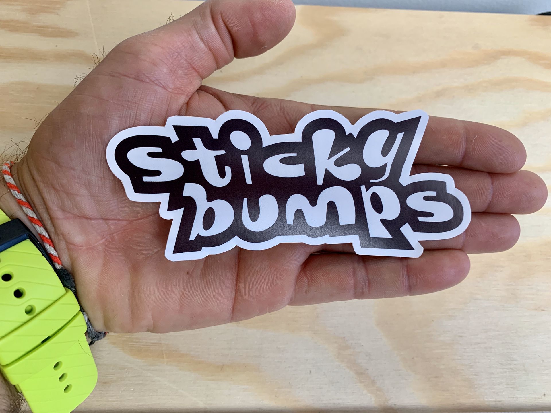 Sticky Bumps Surf Wax Sticker 5” Surfboard Decal