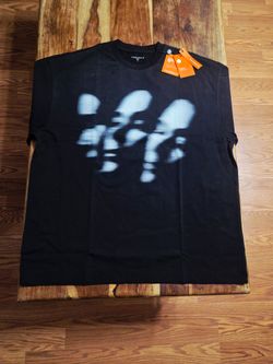 YoungLA Men's Black Graphic Print Crew Neck Short Sleeve Tee Size L