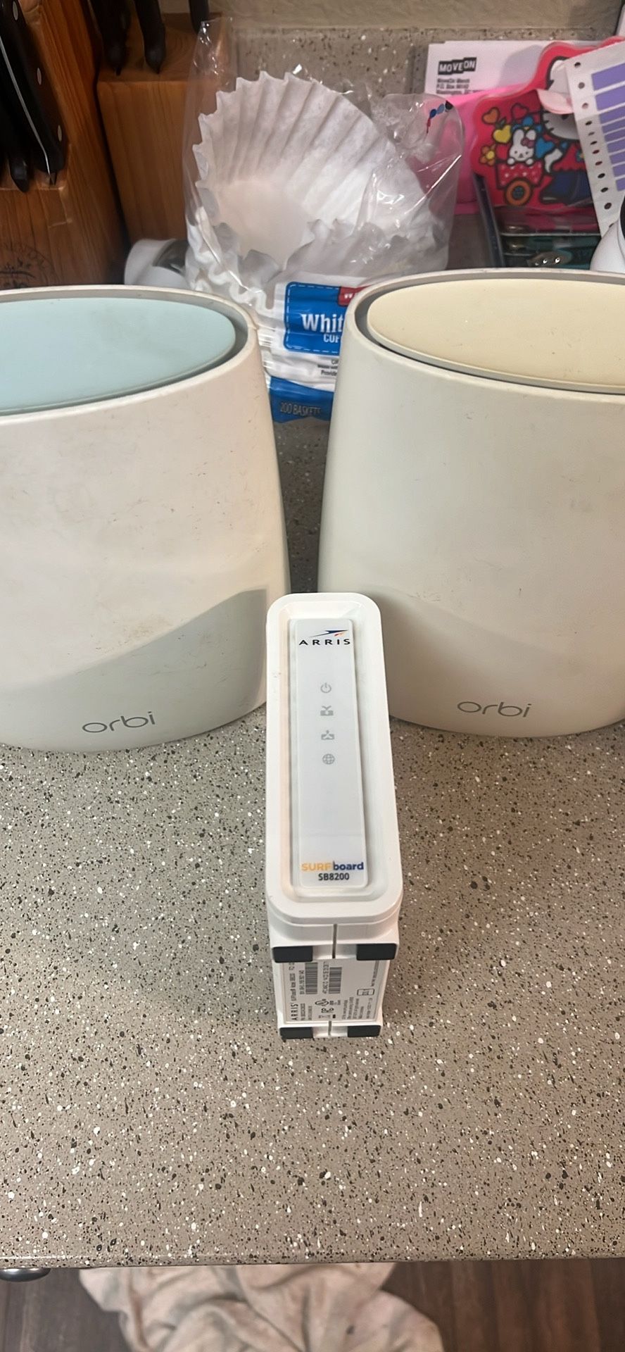 Orbi Rbk50 Mesh + Arris Surfboard Sb8200