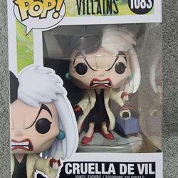 Funko Pop! Cruella De Vil Disney Villains Vinyl Figure 1083 NEW