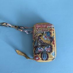 Yellow Vera Bradley Wallet/Wristlet 
