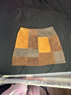 NY Jeans New York & Company Patchwork Skirt Size 8