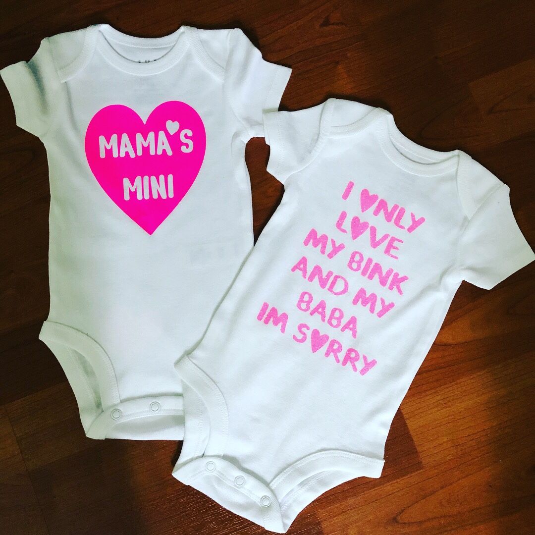 New 0/3mo Custom Onesies