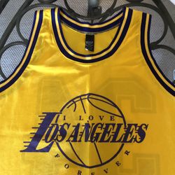 NBA-Lakers-I Love Los Angeles Forever-Shaquille O’Neal #34 Jersey-Sz XL
