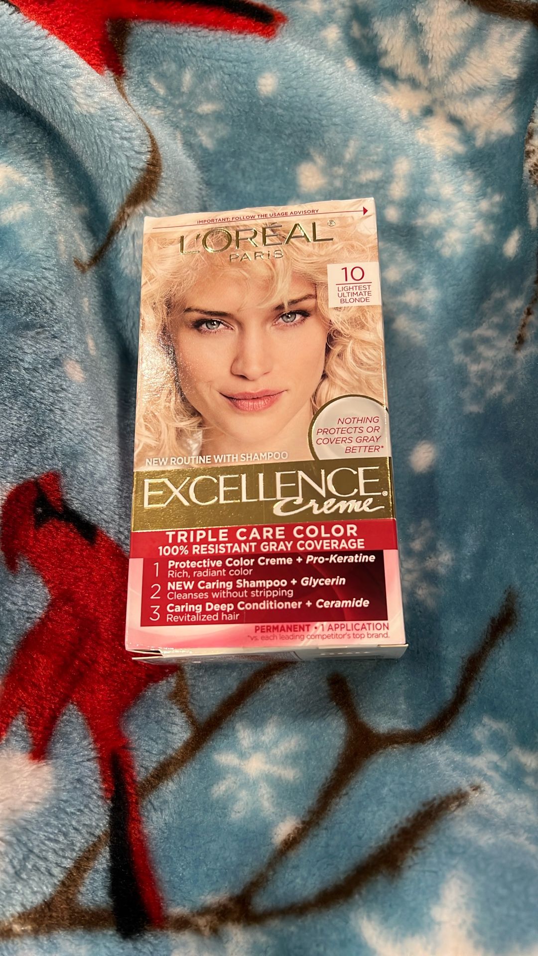 Loreal Excellence Creme Hair Color, 10 Lightest Ultimate Blonde