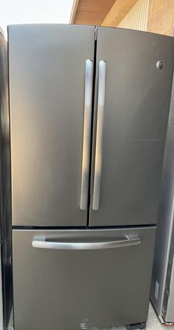 GE 3 Door Stainless Steel Refrigerator

