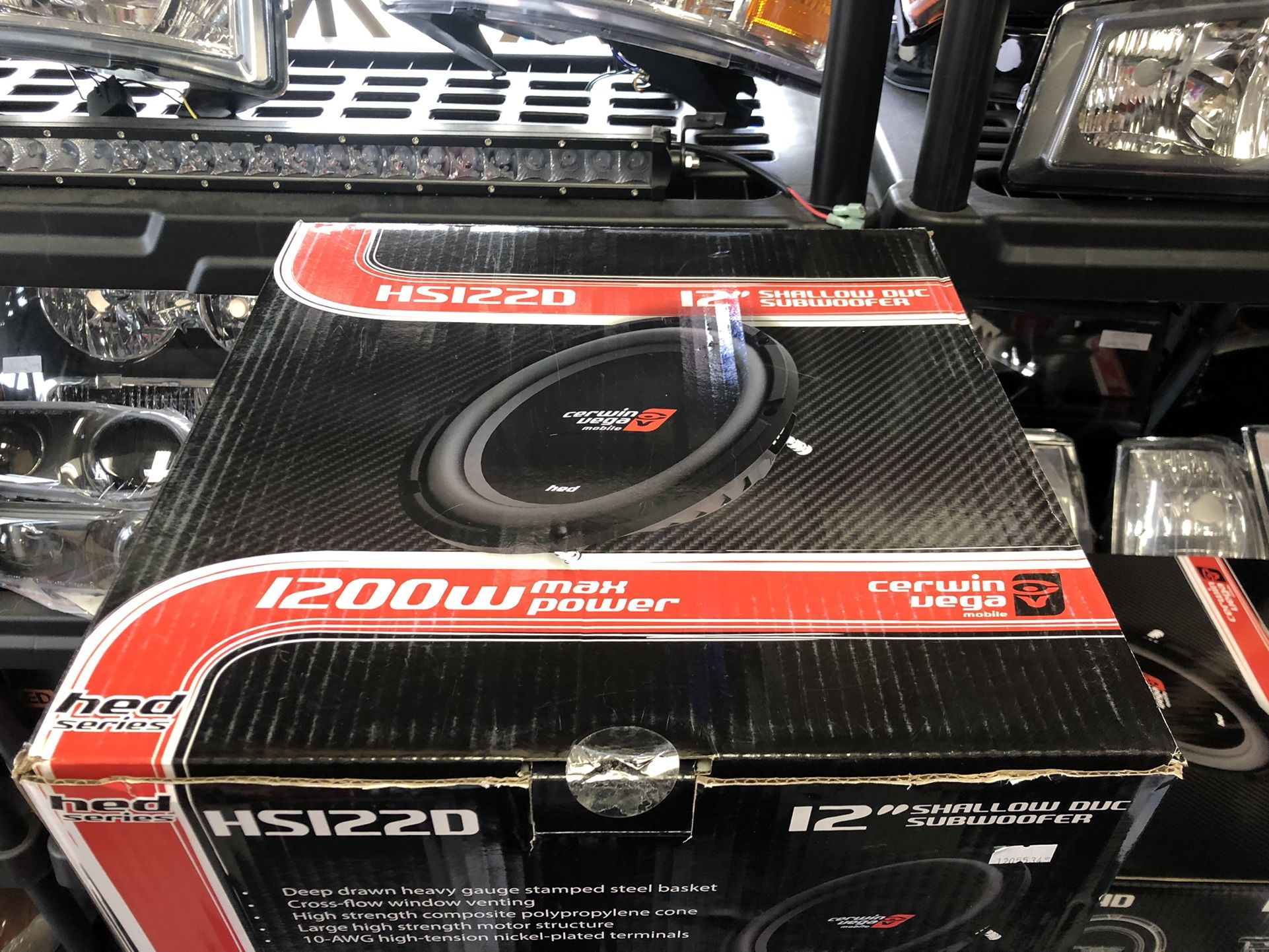 Cerwin Vega 12 Inch Slim Subwoofer On Sale For 99 Bucks