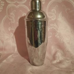Vintage Stainless Steel Cocktail Shaker 