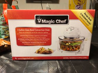 Magic Chef 3-Gallon Glass Bowl Convection Oven