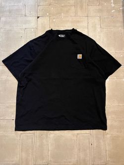 Black Carhartt loose fit chest pocket tshirt size XL