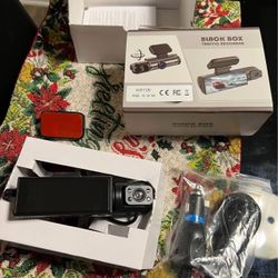 Dash Cam 4 360°Front Rear Inside Night Vision FHD 1080P Car Camera 128GB