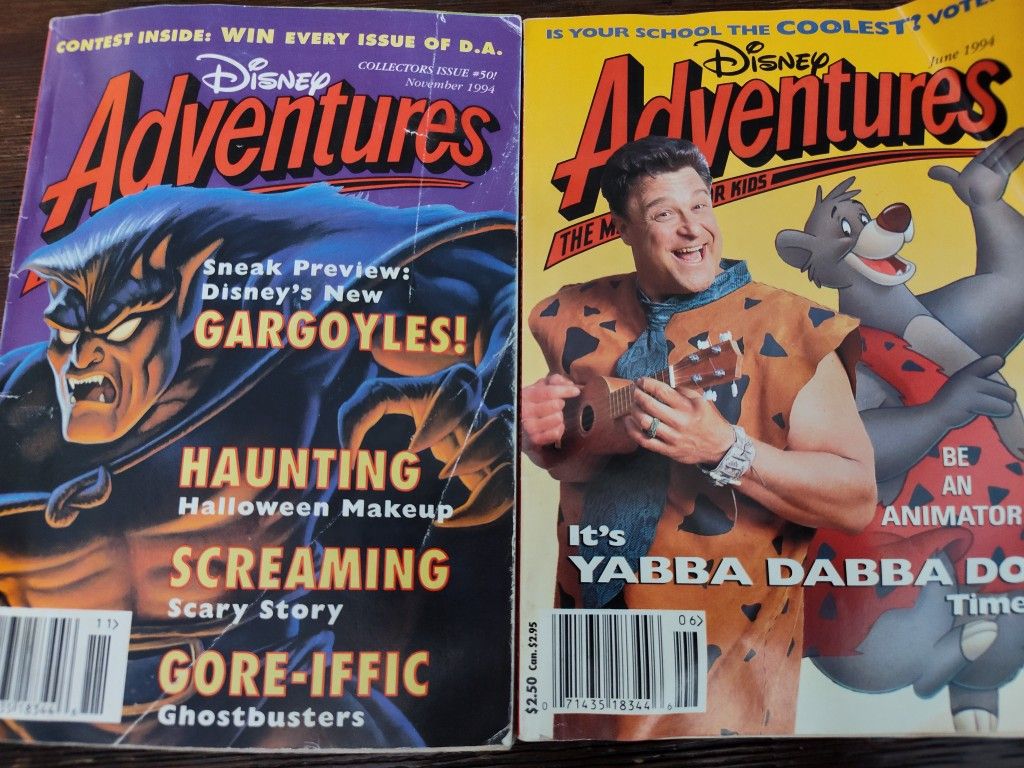1990s Disney Adventures Magazines (2)