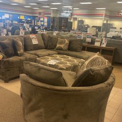 Groovy Chocolate Sectional Ask How To Take It Home For Only 