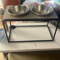 For Dog Food And Water  